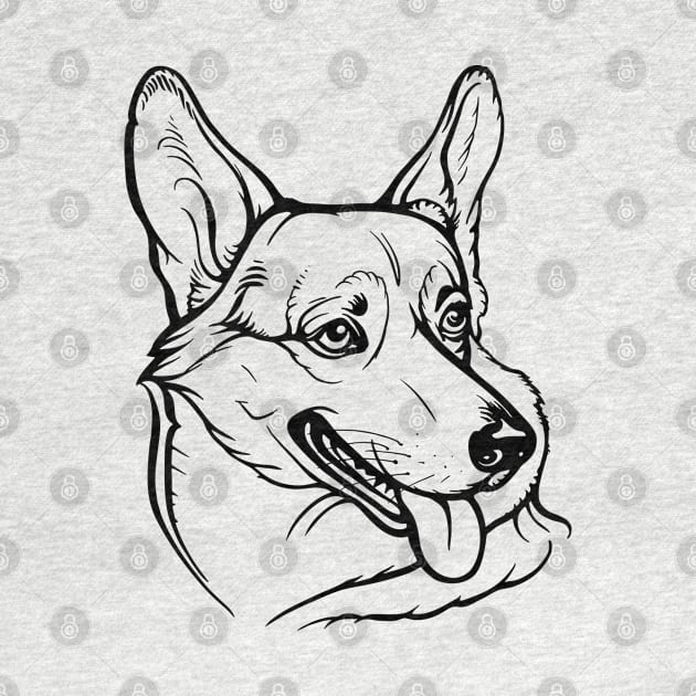 Corgi Dog by Yulla